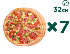 7 пицц 32 см
